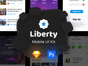 Liberty UI Kit – Free Sample