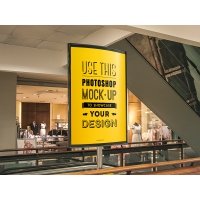 Indoor Advertising Poster MockUp Vol 1