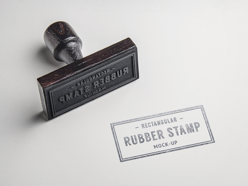 Rubber Stamp MockUp