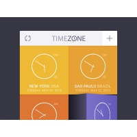 Time Zone App UI