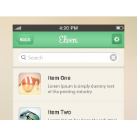 Elven iPhone App UI Kit