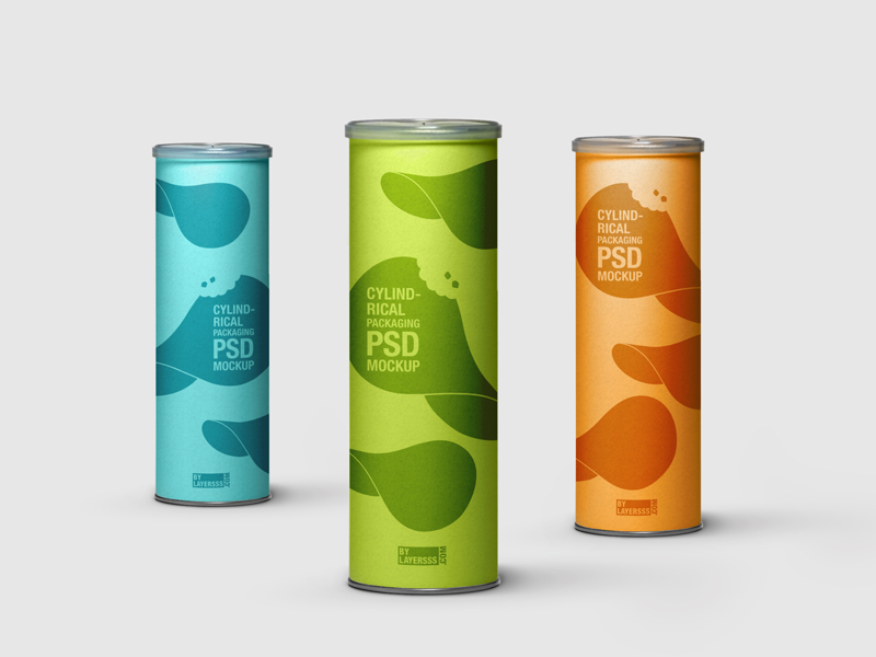Cylindrical Packaging Mock-Up
