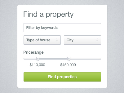 Property Search Widget