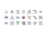 Shopping and e-commerce Icons