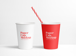 Paper Cup MockUp PSD