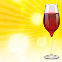 Wine Glass Icon PSD