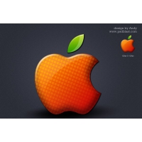 Glossy Apple logo