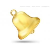 PSD Gold Bell Icon