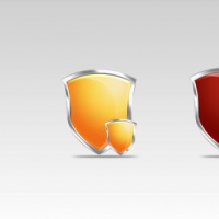 3 Free Shield PSD Icons