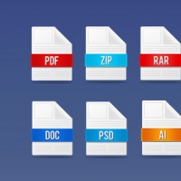 12 Free PSD File Icons