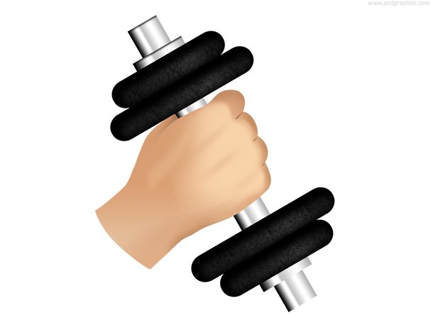 Hand And Dumbbell, Gym Icon