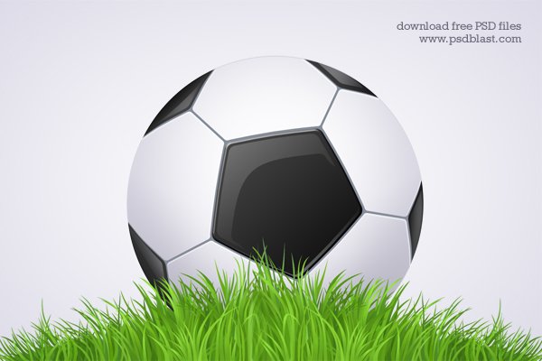 Black and White Football Ball - Soccer Icon 