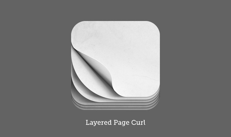 iOS Pagecurl Icon