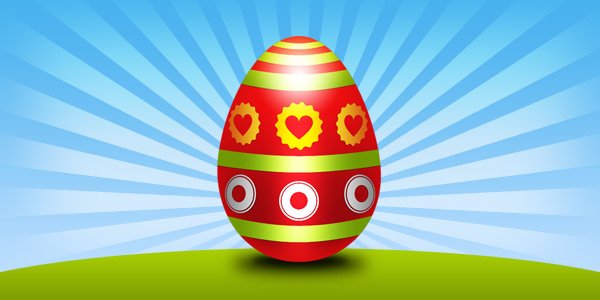 Easter Egg PSD Template