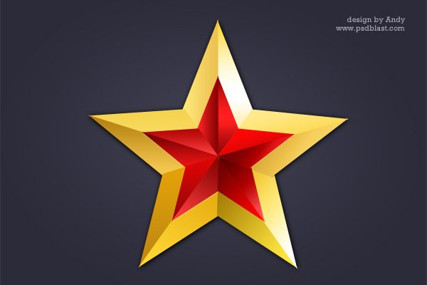 Golden Star Icon