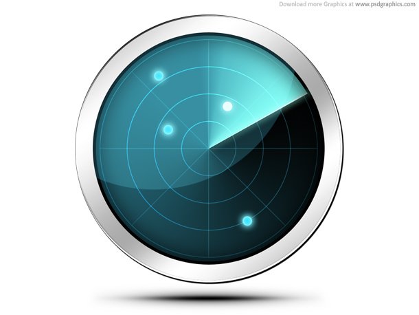 Radar screen icon