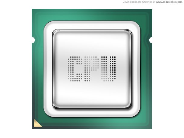 Computer Processor, CPU Icon