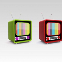 Free PSD Retro TV Icons