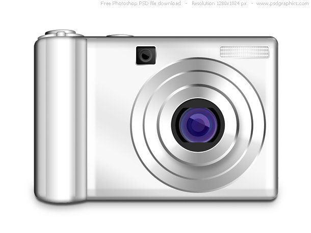 PSD Digital Photo Camera Icon