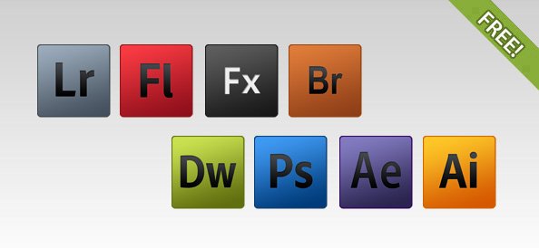 8 Free Adobe Product Icons