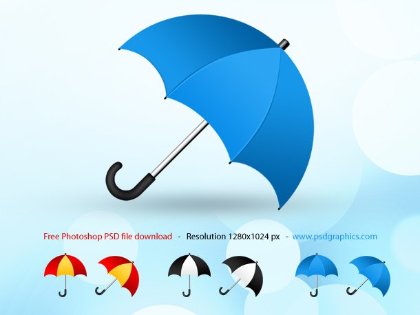 PSD Umbrella Icon