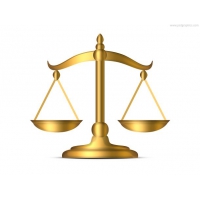 Gold Weight Scales Icon