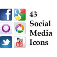 Social Media Icons PSDs