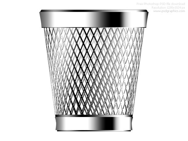PSD Trash Can Icon