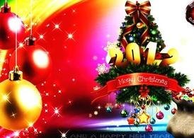 Christmas PSD - Merry Christmas 2012