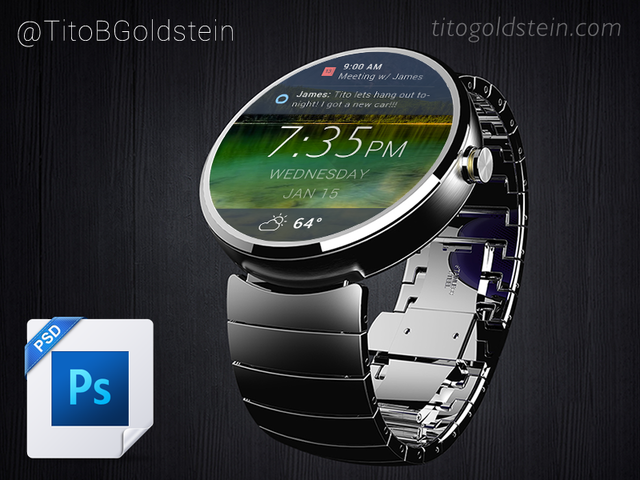 Android Wear - Wearable Mockup
