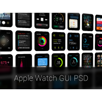 Apple Watch GUI PSD