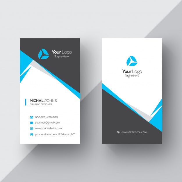 Black And White Business Card