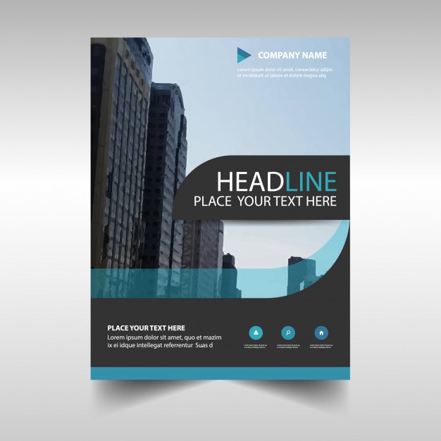 Light Blue Abstract Corporate Annual Report Template