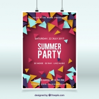 Summer Party Poster Template