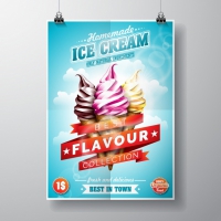 Ice Cream Poster Design