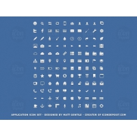 Application Icon Set (PNG, PSD, CSH)