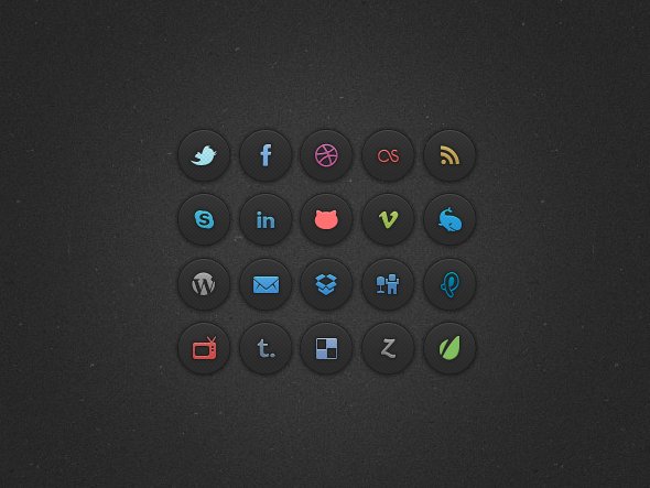 Dark Social Icons
