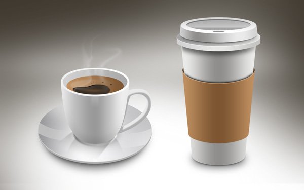 Coffee Cups PSD