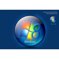 Free Windows 8 Logo Psd