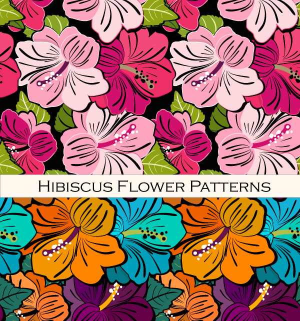 Free Hibiscus Flower Pattern