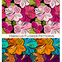 Free Hibiscus Flower Pattern