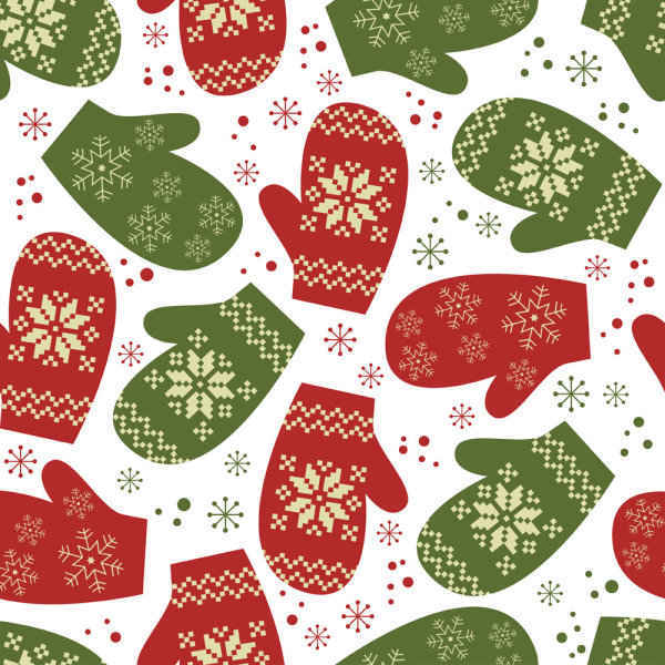 Christmas Background Vector Pattern