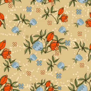 Floral Seamless Vector Pattern