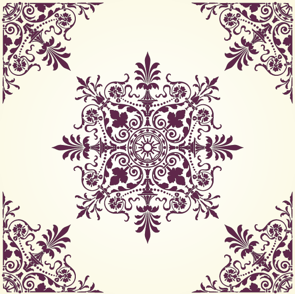 Free Vector: Floral Ornamental Pattern
