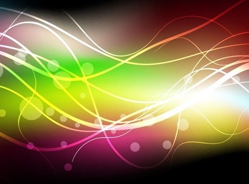 Abstract Colorful Dark Background