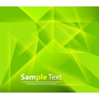 Abstract Green Polygonal Background