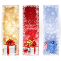 Christmas Gift banner background