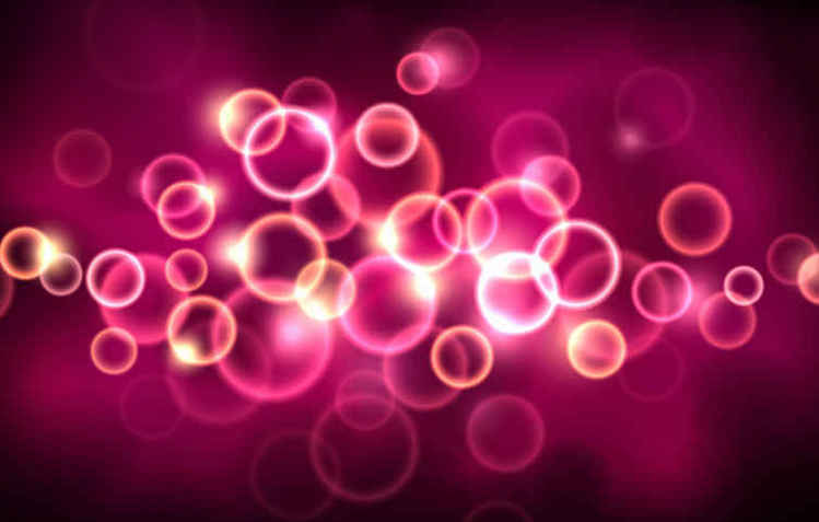 Vector Pink Growing Light Background