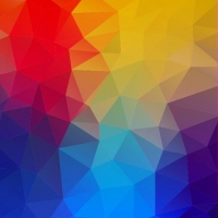 Abstract Geometric Shapes Colorful Background