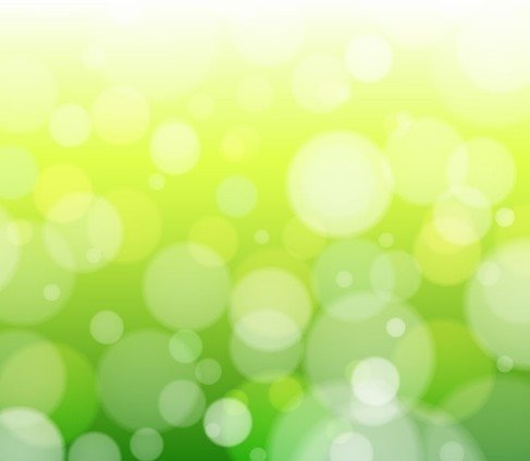 Abstract Green Bokeh Background